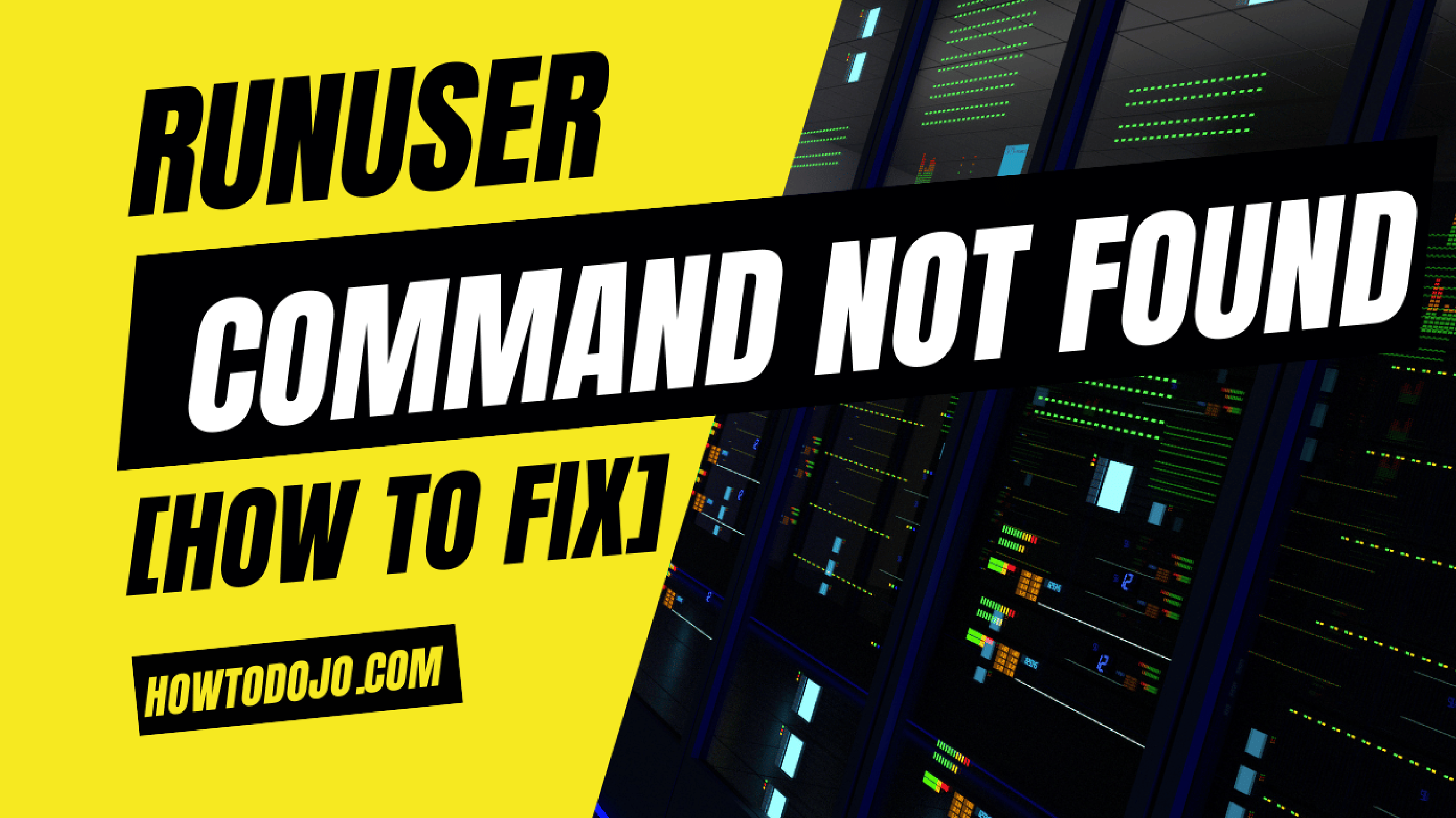 runuser: command not found [How To Fix]
