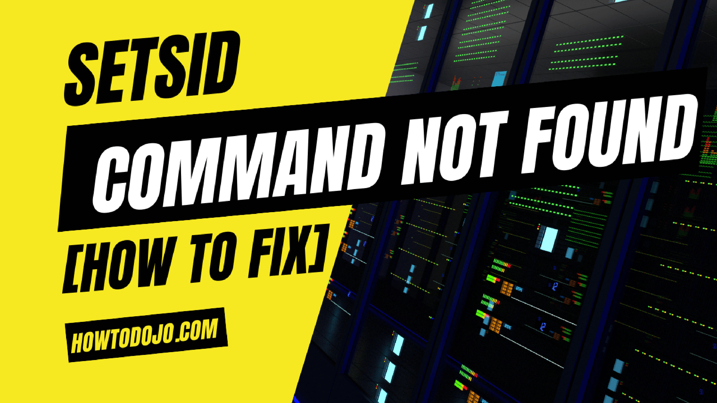 setsid: command not found [How To Fix]