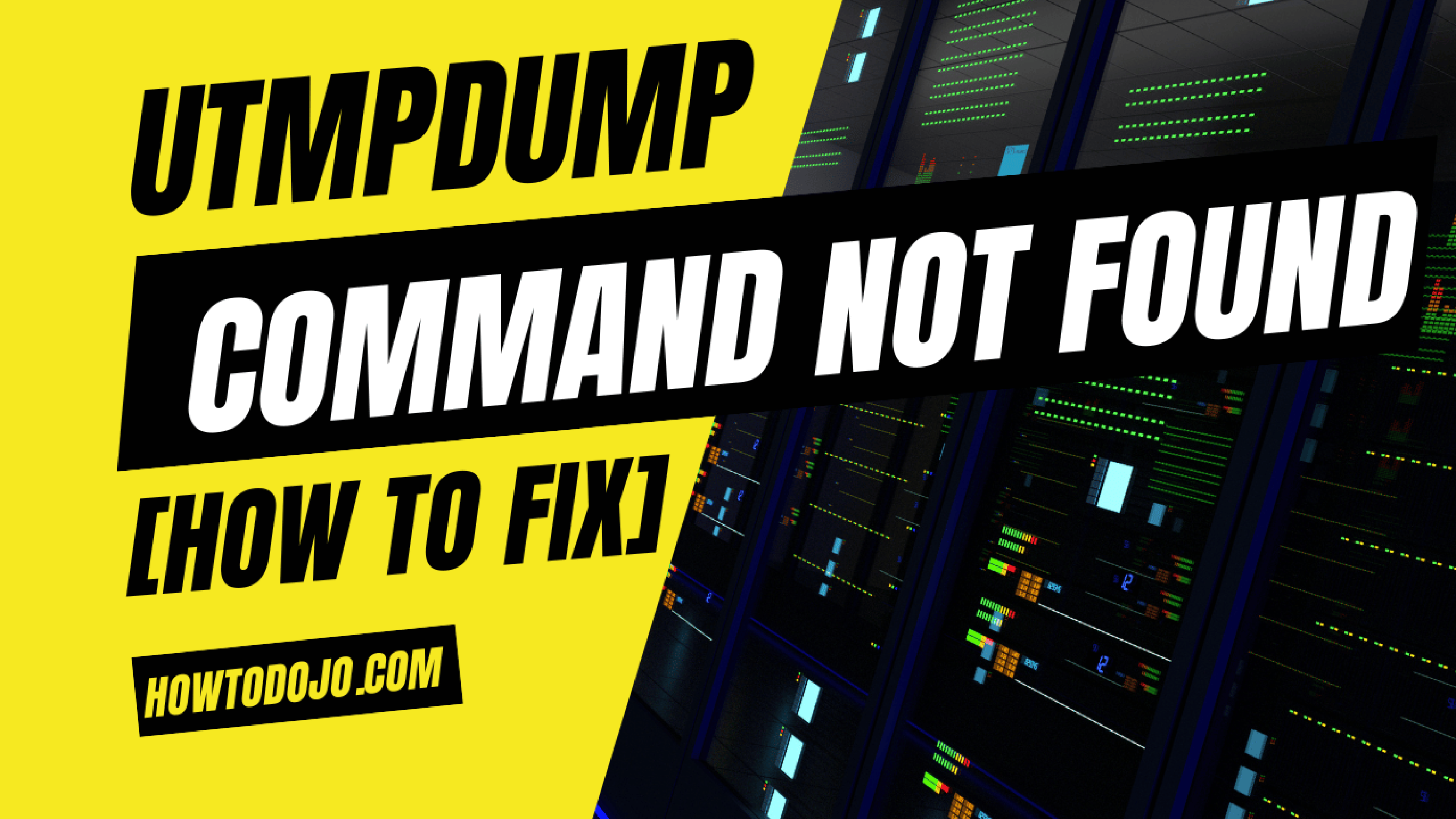 utmpdump: command not found [How To Fix]