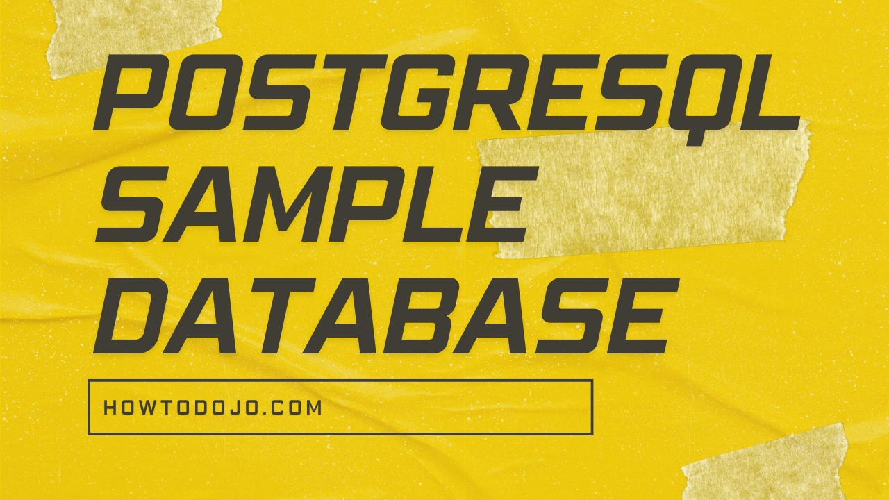 PostgreSQL Sample Database