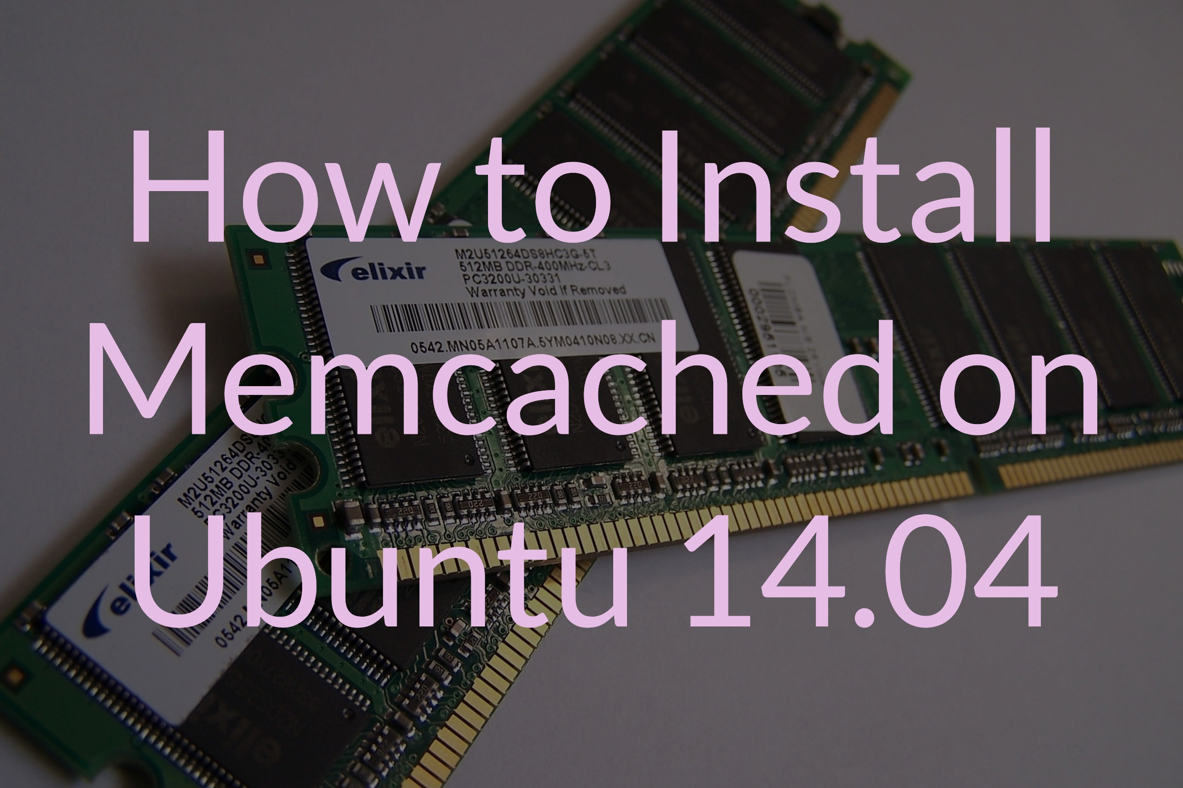 Как установить memcached на ubuntu