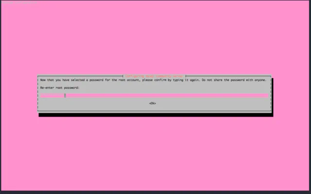 Install MySQL 8.0 on Ubuntu 16.04 - Reenter root password