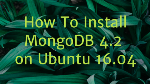 How to Install MongoDB 4.2 on Ubuntu 16.04